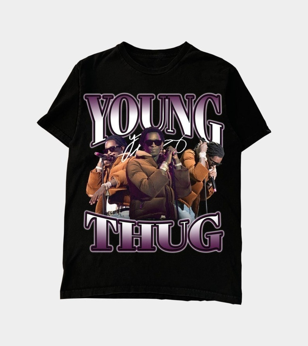 Young Thug Thugger Bootleg StyleGraphic Rap T-Shirt